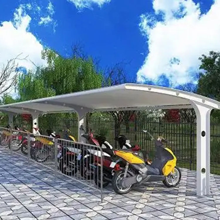 顺平县膜结构电动车棚